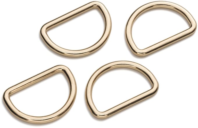 PRYM Halfronde ringen 25mm new gold 555406 - Prym