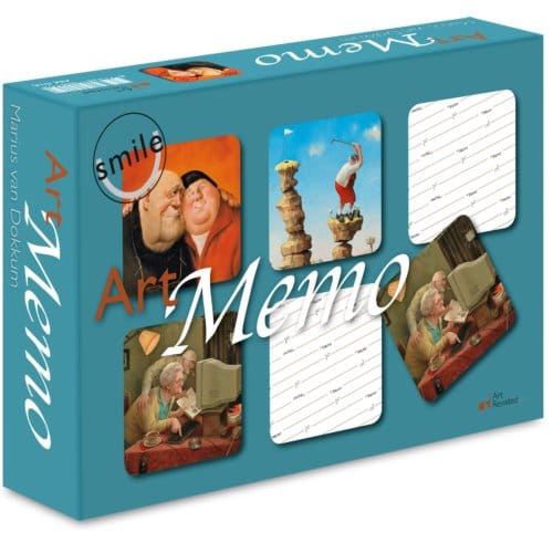 Marius Van Dokkum-Smile Art Memo Spel 24 Sets