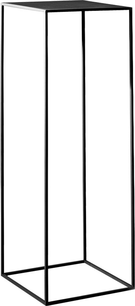 Zuil - 105 cm - Quadro Black metaal - - Sokkel - Plantentafel