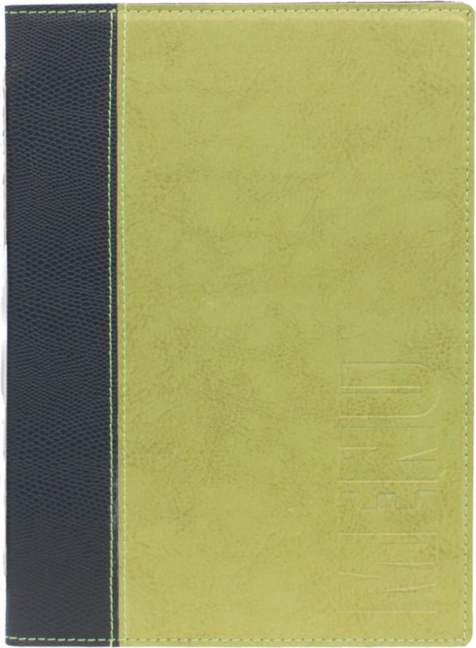 Securit® Menukaart | Menukaart map A5 Trendy - groen