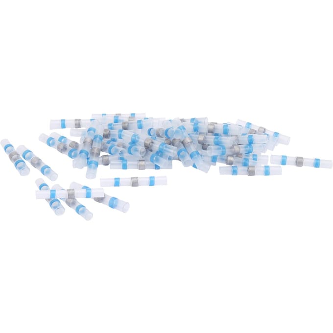 50 stuks SSTS31 Soldeerafdichting Draadverbinders Hulzen Krimpfolie Stootverbinders Blauw