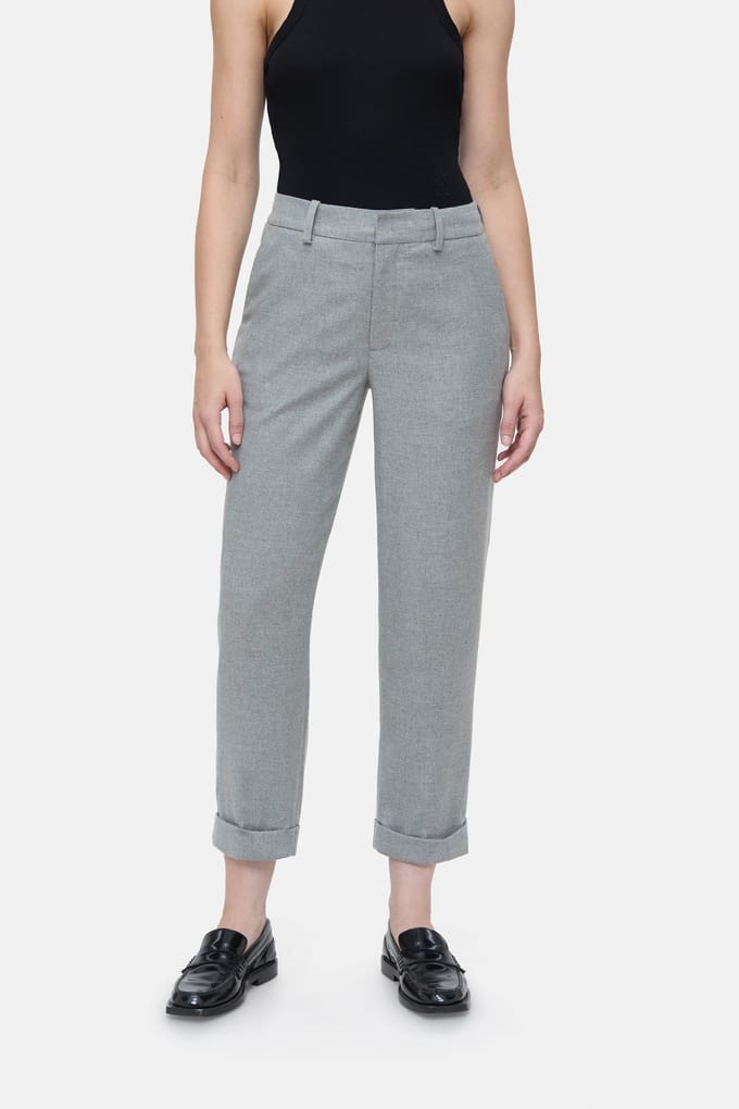Closed Auckley Pants Light Grey Melange Taglia: W26L32 | Pantaloni da completo Outlet | Donna | Grigio