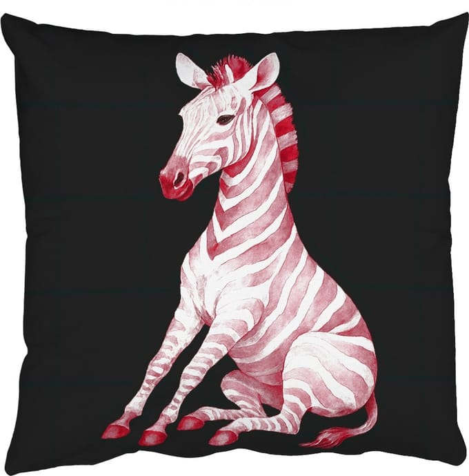 Sierkussens - Kussentjes Woonkamer - 50x50 cm - Zebra - Roze - Gestreept
