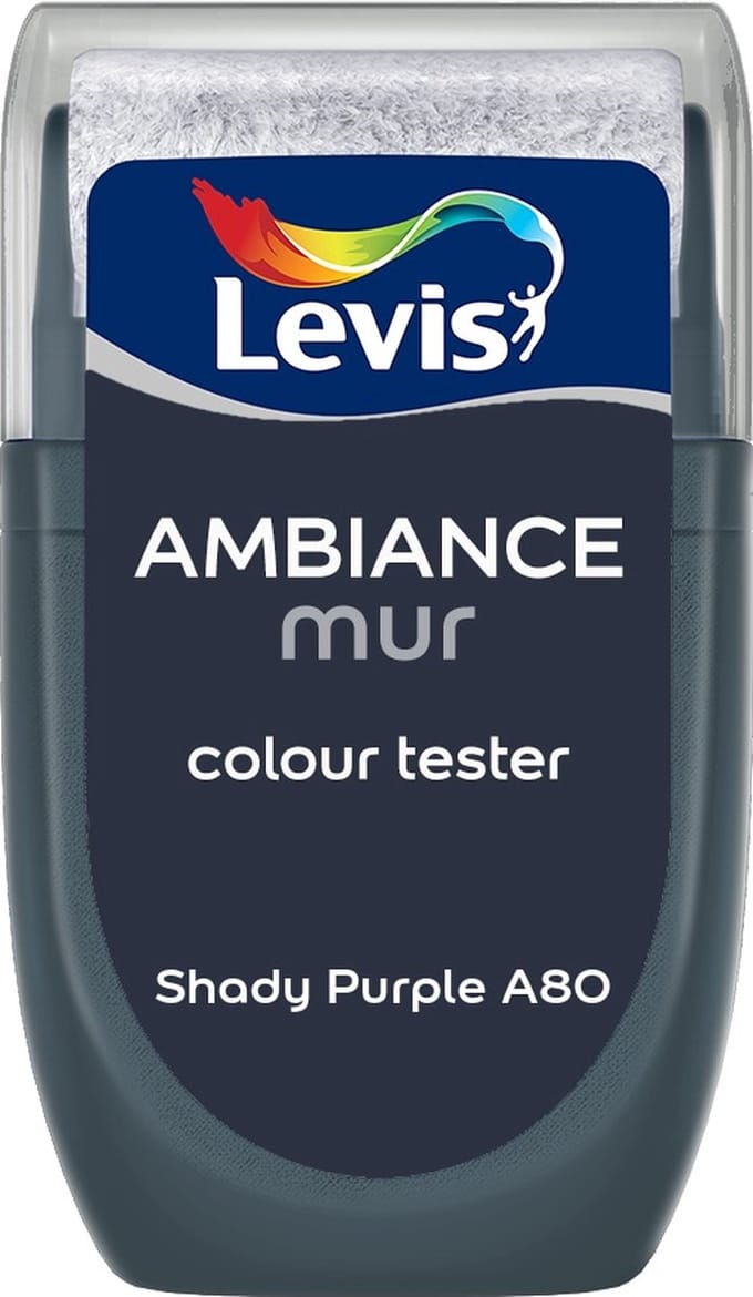 Levis - Muurverf Kleurtester Mat Mix - Shady Purple A80 - Mengverf - 30 Ml
