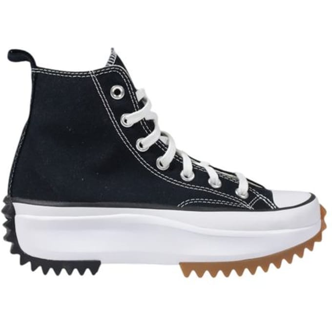 Baskets Converse Run Star Hi Noires Unisexe Blanc Gomme 166800C 36 black