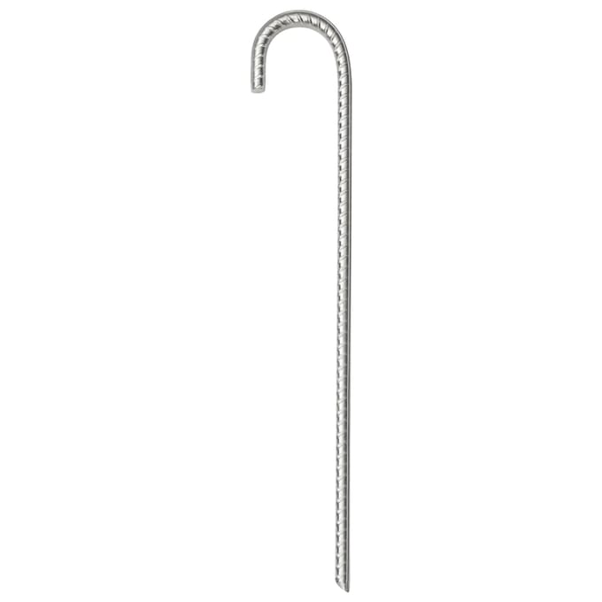 vidaXL - Tentharingen - 6 - st - Ø10 - mm - 37 - cm - gegalvaniseerd - staal