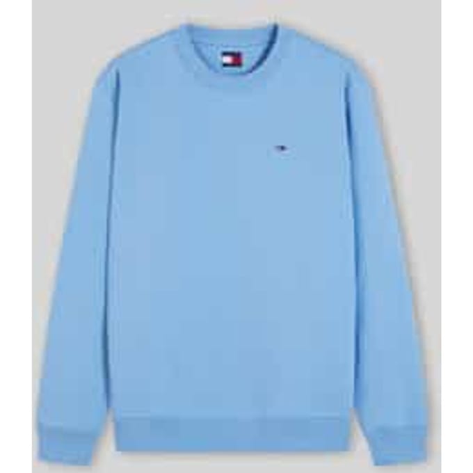 Regular fit sweatshirt van katoenmix met logostitching