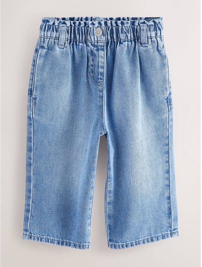 Next - Meisjes - Jeans met wijde pijpen - Blauw