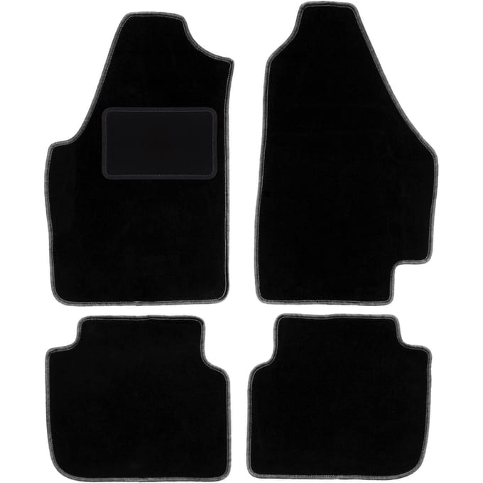 Zwarte veloursmatten voor: Lancia Musa minivan (2004-2012)