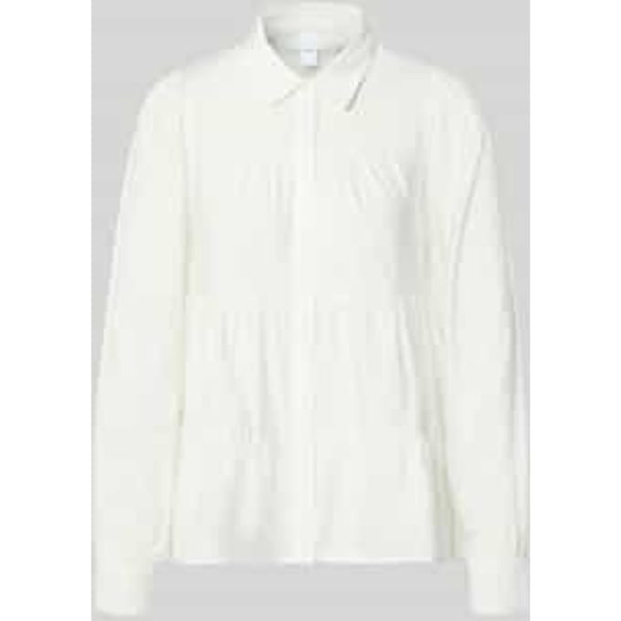 Regular fit overhemdblouse van viscosemix Model 'Pala'