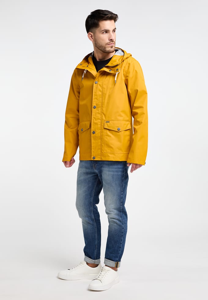 ICEBOUND Regenjas Heren mosterd
