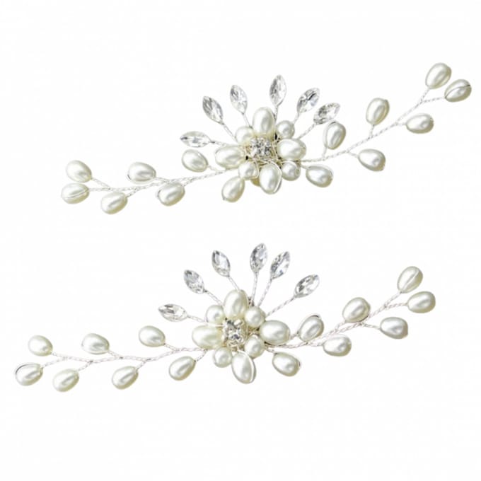 Schoenclips pareltjes synthetische - Charme Bijoux