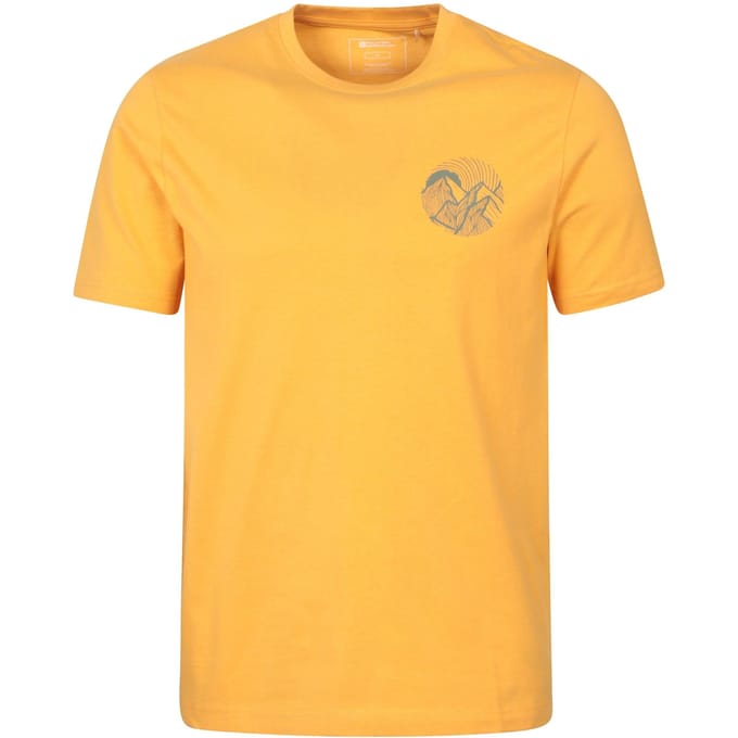 Mountain Warehouse Heren Organic Valley T-Shirt (Helder geel)