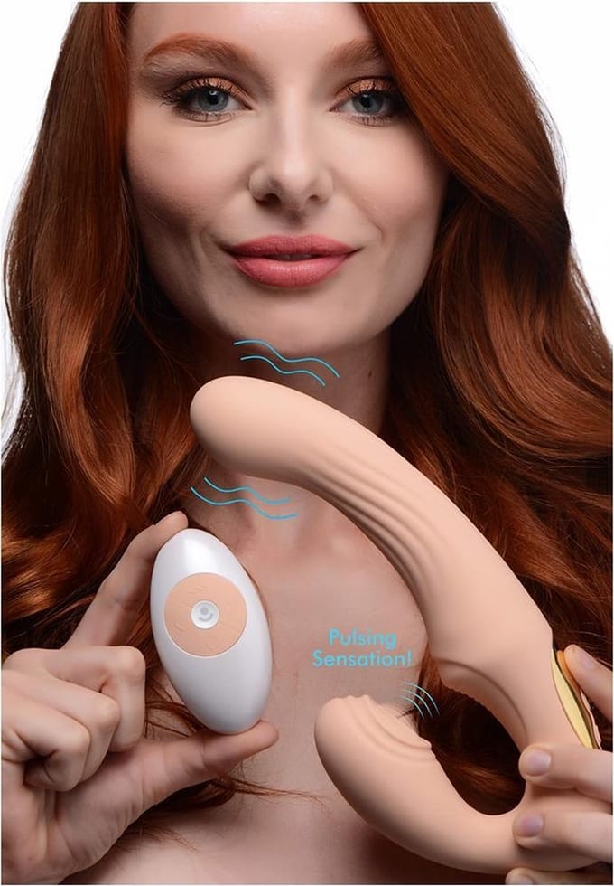 Strap U U-Pulse Siliconen Vibrerende Strapless Strap-On