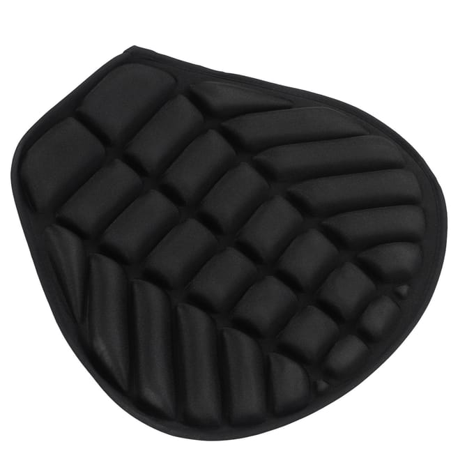 Motorzadelkussen Schokabsorptie Afkoeling Ademend Drukverlichting 3D Comfortabel Kussen black