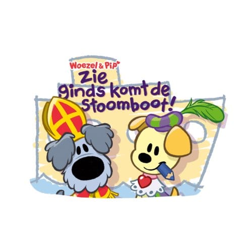 Zie Ginds Komt De Stoomboot - Woezel & Pip - Van Hoorne Studios