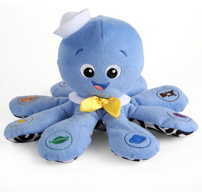 Baby knuffel met geluid octoplush - Baby Einstein - vanaf 3 maanden