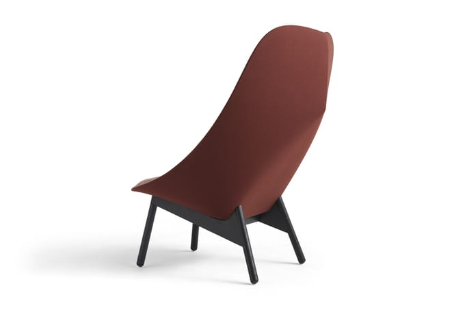 HAY Uchiwa Fauteuil - Raas 642/Steelcut 655 - zwarte lak op waterbasis