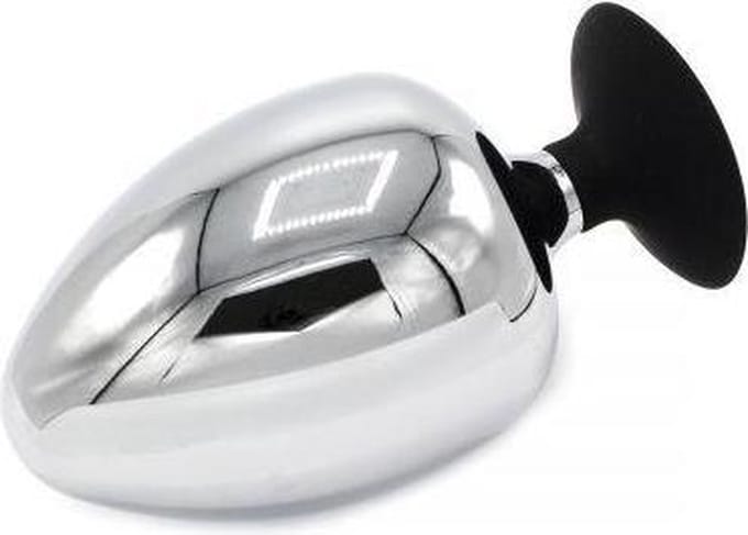 Kiotos - Buttplug RVS Met Siliconen Voetje BIG-S