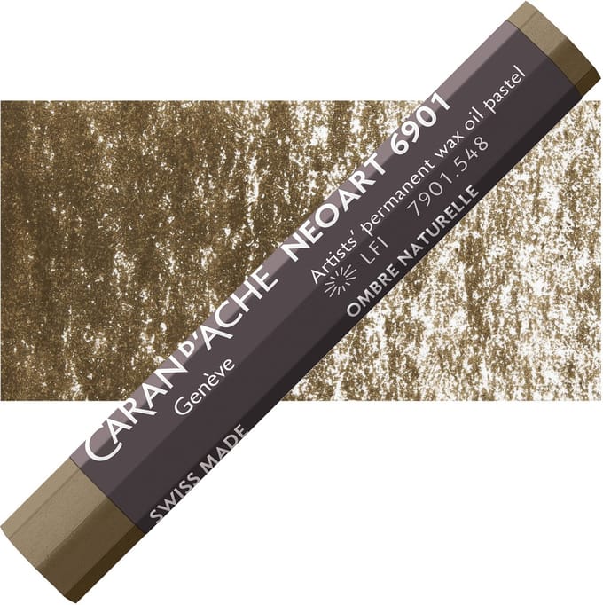 Caran d'Ache Neoart Permanent Wax Oliepastel - Raw Umber (548)
