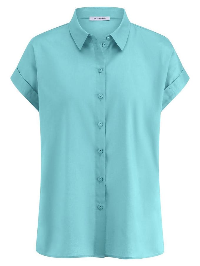 Blouse Van Peter Hahn turquoise