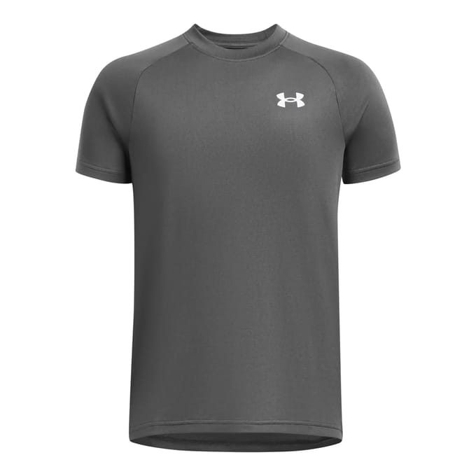 Under Armour Tech T-shirts Kinder - Grijs - Maat 160 - 170 CM - Poly Jersey