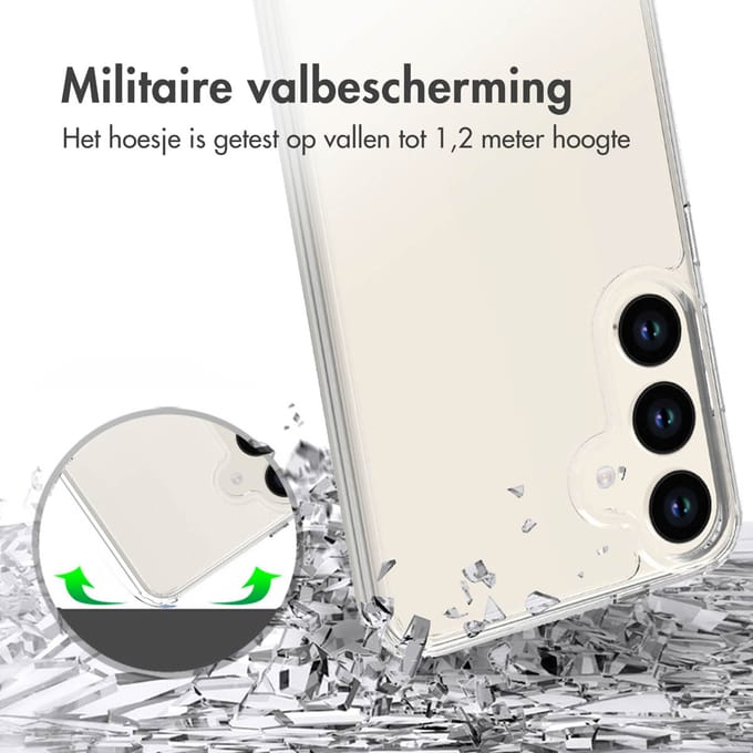 Accezz Hoesje - Geschikt voor Samsung Galaxy S24 Plus - Xtreme Impact Backcover 2.0 - Transparant