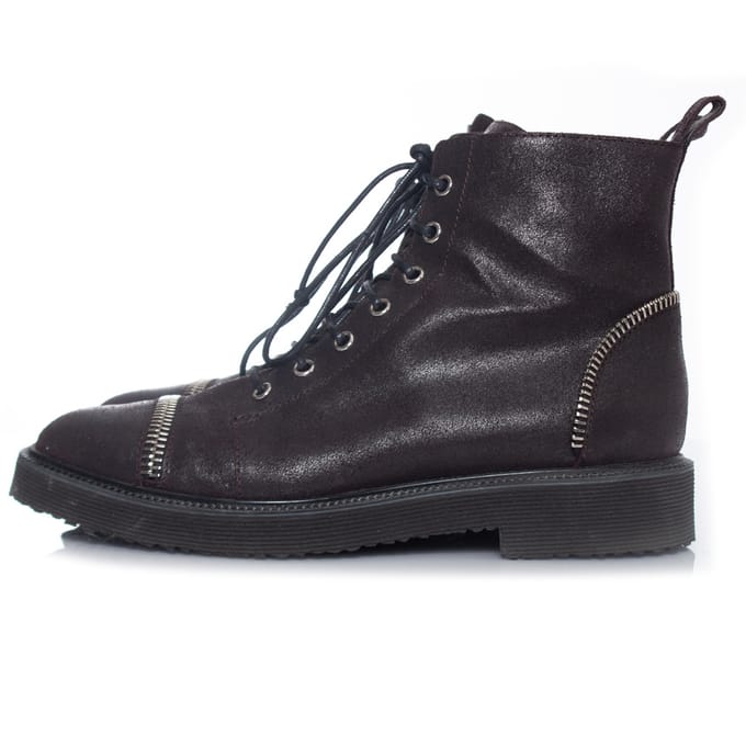 Giuseppe Zanotti Biker boots met rits en veters