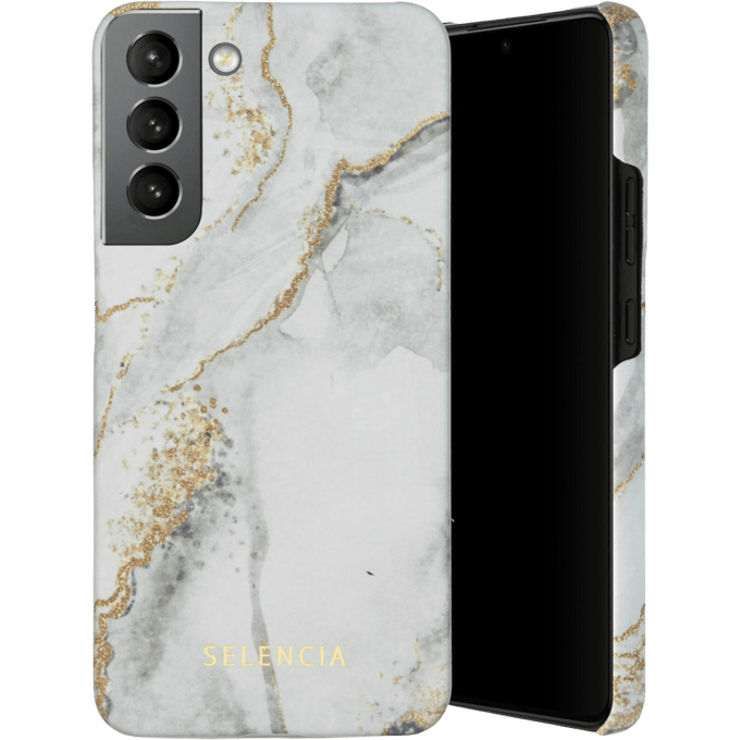 Selencia Galaxy S22 Plus Fashion Hoesje Marble Stone
