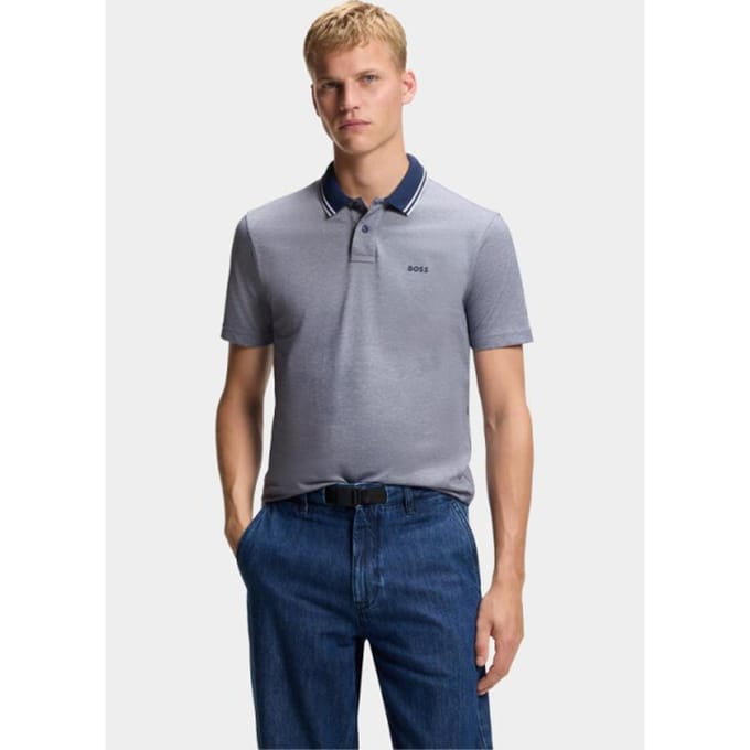 BOSS Peoxford Poloshirt, Blauw