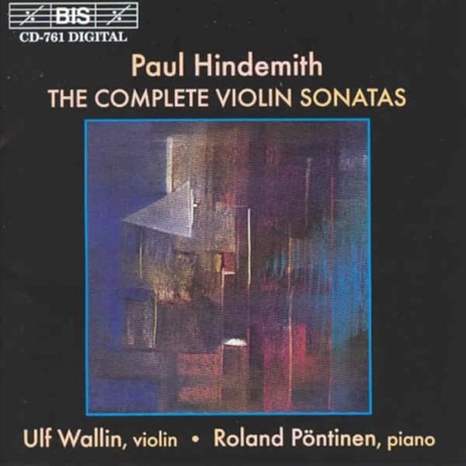 Ulf Wallin & Roland Pöntinen - Hindemith; The Complete Violin Sonatas (CD)