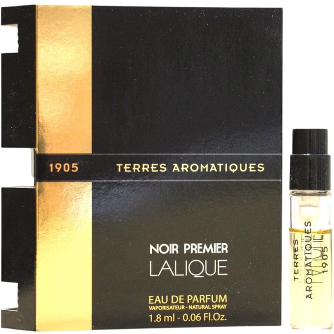 Lalique, Noir Premier - Terres Aromatiques, Eau De Parfum, Voor Mannen, 1,5 ml *Ampul