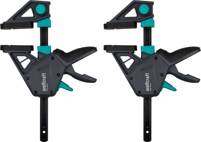 wolfcraft - 2 Lijmklemmen PRO MAX, 150 mm - 8665060