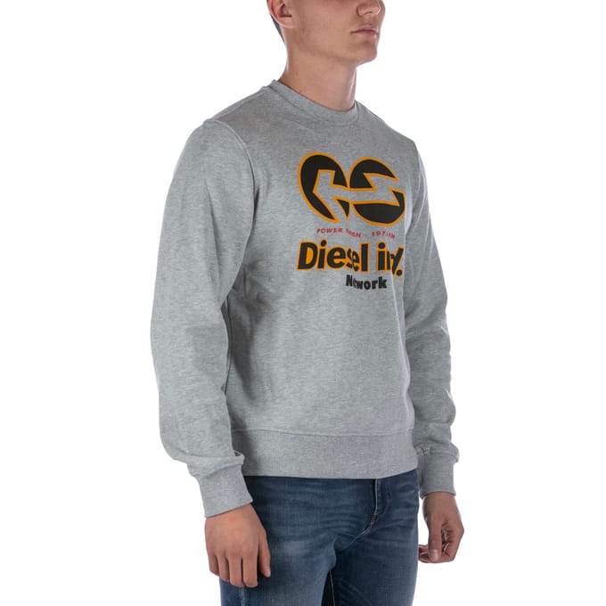 Diesel Sweatshirts Sginn E1 Grijs