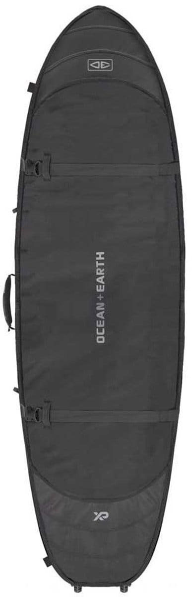 Ocean & Earth Triple Wheel Hypa Fish Shortboard 6´0´´ Surfboardhoes Zwart