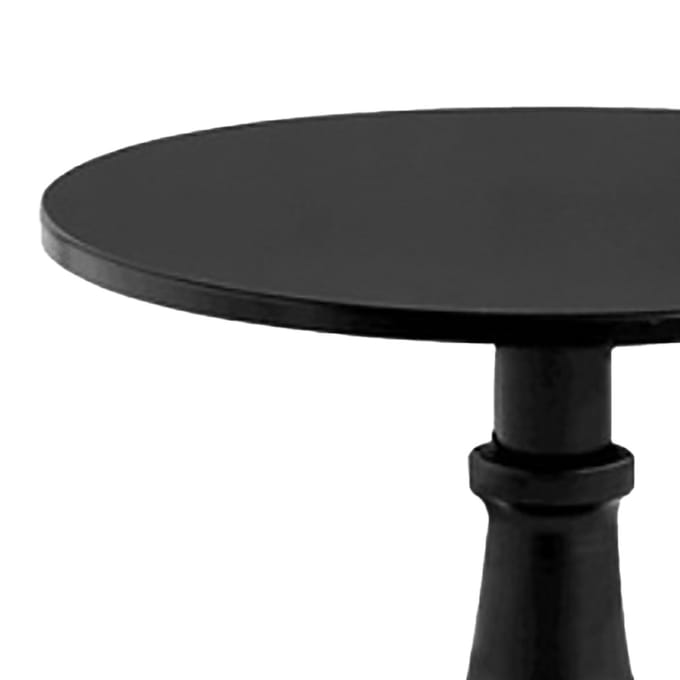 Round Cake Stand Rust Prevention Metal Tall Cake Rack Cupcake Stand for Anniversaries Parties M M black