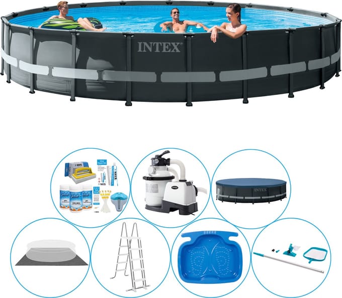 Ultra XTR Frame Rond 610x122 cm - Zwembad Super Set