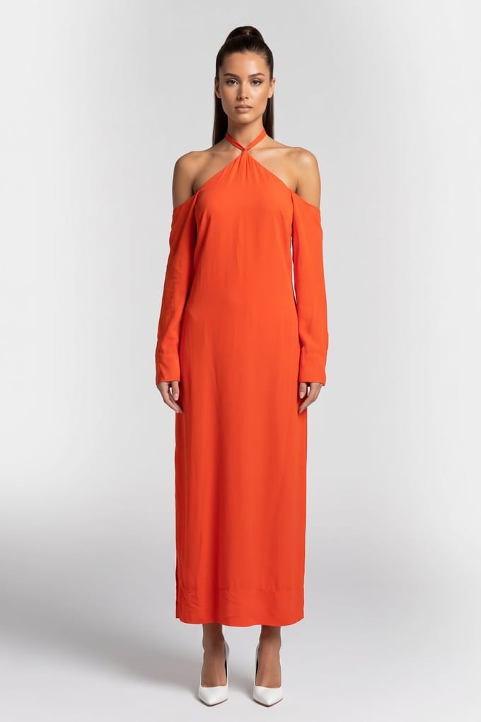 & Other Stories St Ingemo Dress Orange Taglia: 34 | Maxi abiti Outlet | Donna | Arancione