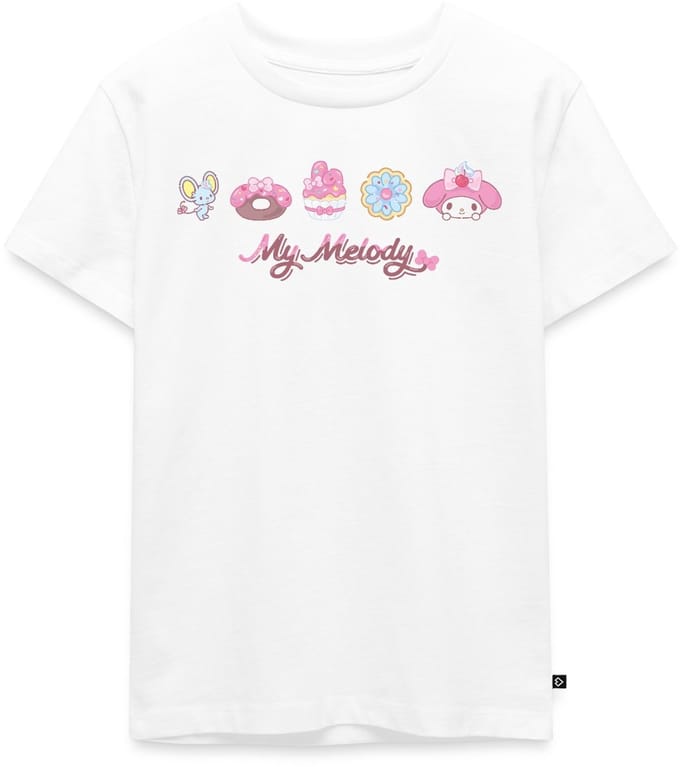 My Melody Met Flat En Gebakjes Premium T Shirt Kinderen