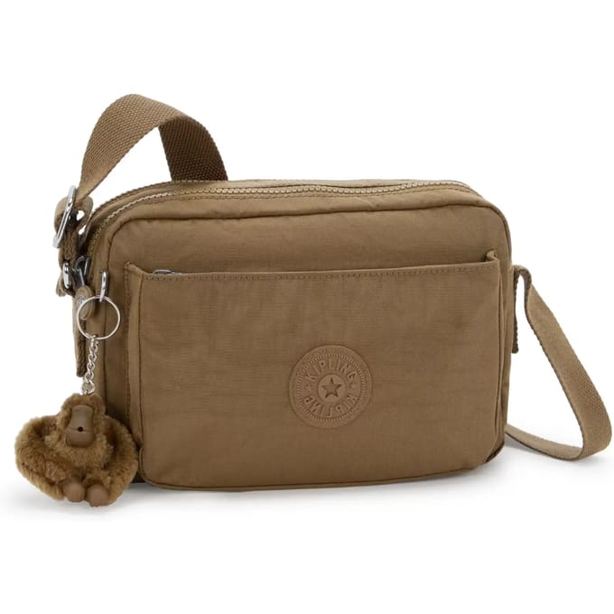 Kipling ABANU M Dames Tas - Smooth Khaki