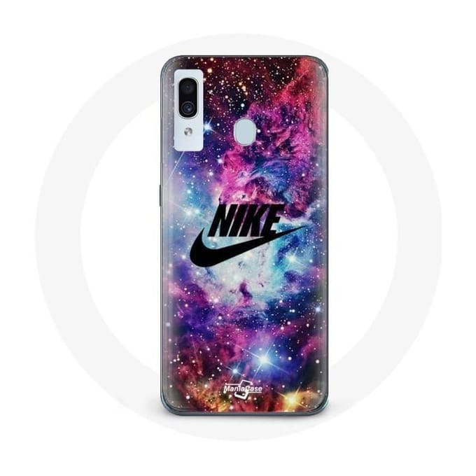 Coque pour samsung galaxy A30 Nike Logo Espace Coloré