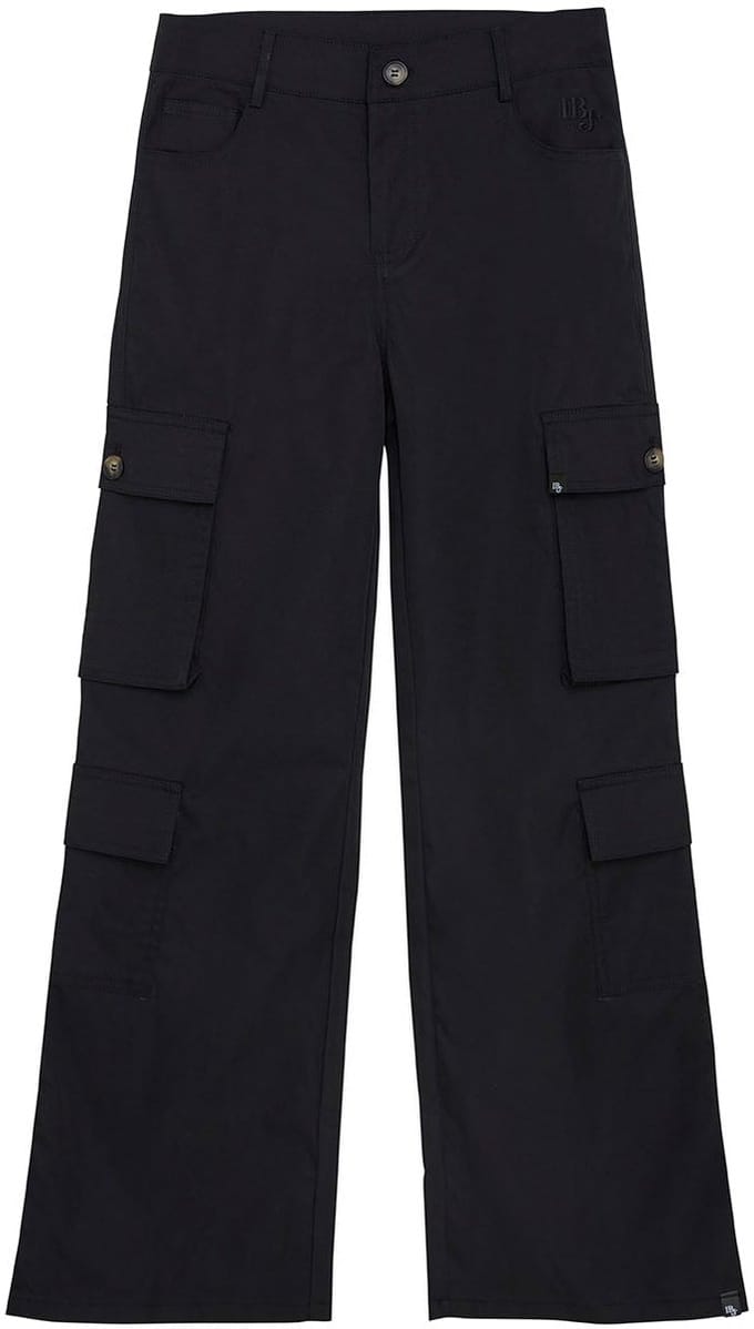 Indian Blue Jeans - Wide Cargo Pants - Black - Maat 128
