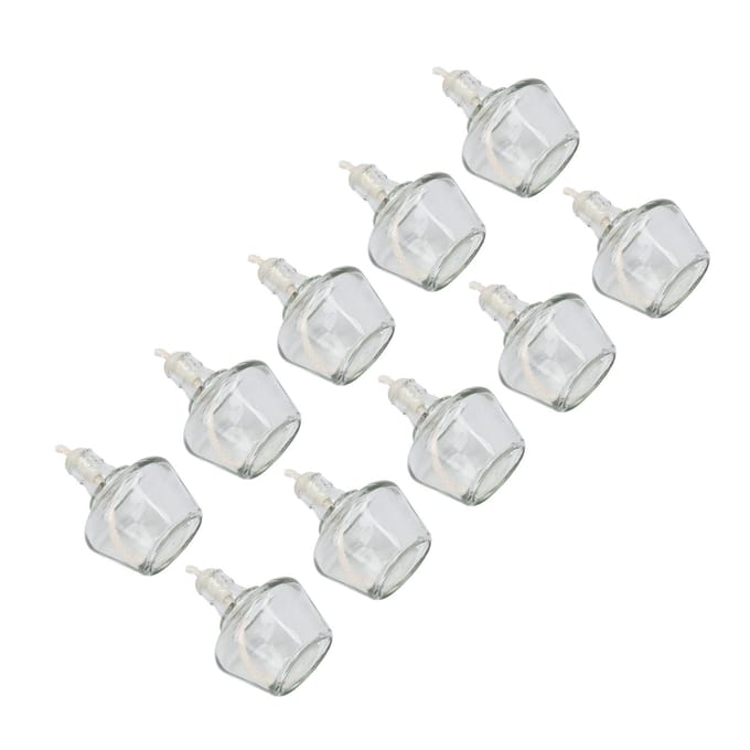 10 STUKS Brandende Lamp Fles Laboratoriumglas Herbruikbare Flessen voor Chemisch Experiment 150 ml white