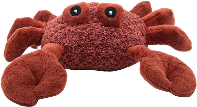 Cute since 1999 - Knuffel Krab - Katoen speelgoed - Baby knuffel - 21cm