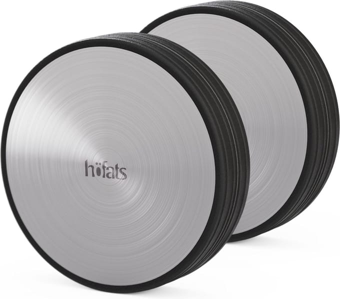 Höfats - Fire Kitchen Wiel voor Buitenkeuken Set van 2 Stuks - Glas - Zilver