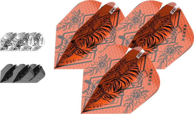 Target Raymond van Barneveld 3 Sets Ink 2023 Ten-X - Dart Flights