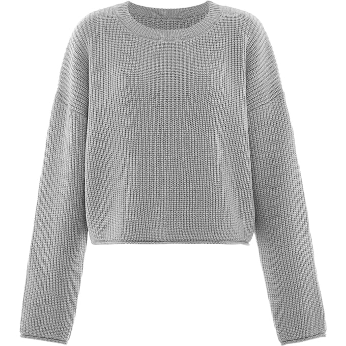 Mymo Jumper Dames licht grijs melange
