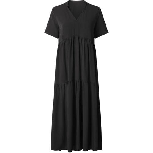 ESMARA Dames midi-jurk (Zwart, M (40/42))