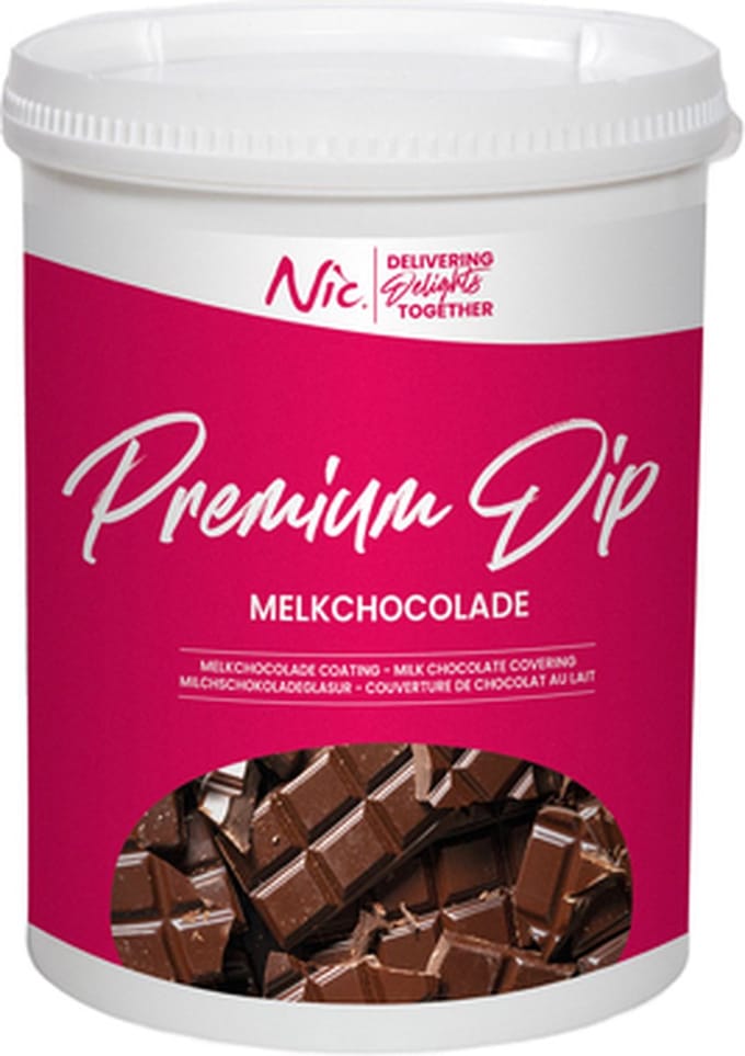 Nic | Premium Dip | Melkchocolade | 1,2 kg