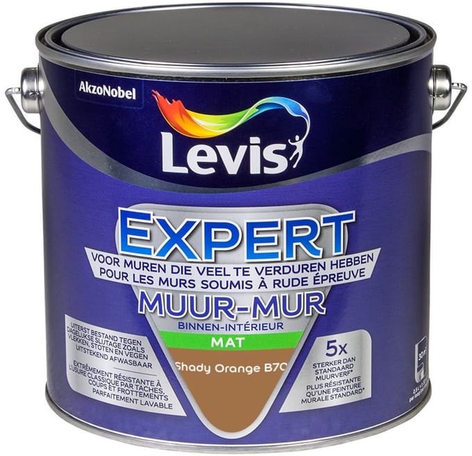 Levis - Expert Muur Binnen Mix - Shady Orange B70 - Mengverf - 2,5 L